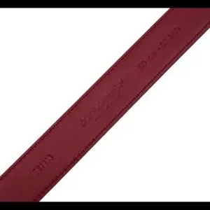 Dolce & Gabbana Gold Pearl Belt - Maroon Leather Dolce & Gabbana | Accessories | Dolce Gabbana Gold Pearl  main image 3